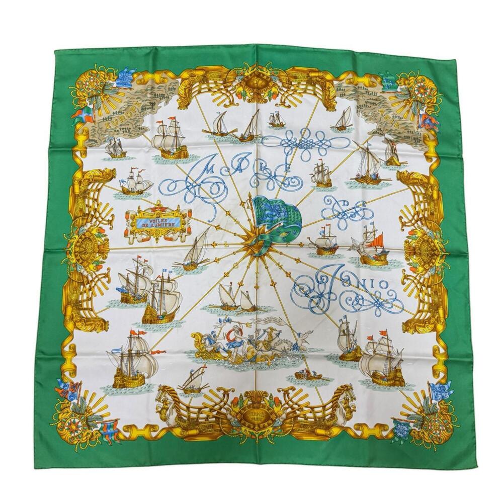 HERMES Green Scarf